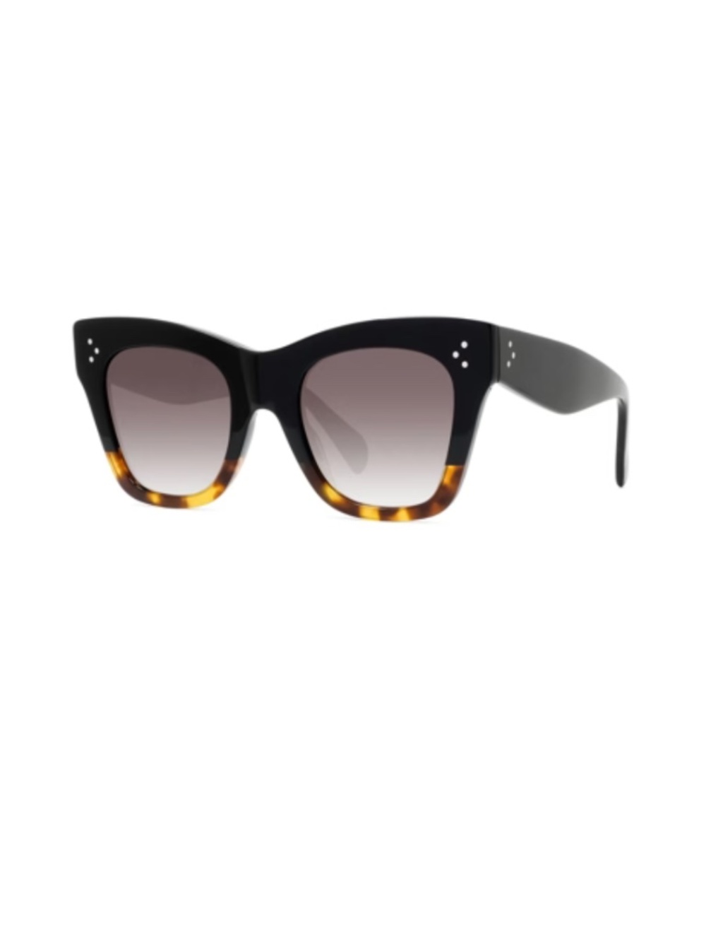 Celine CL4004IN 05k 50 Black Havana Gradient Polarized 4004IN